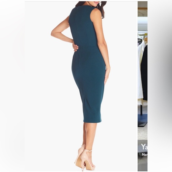 Dress the Population Pine sweetheart neckline Midi Dress size medium NWT sheath - Picture 6 of 10